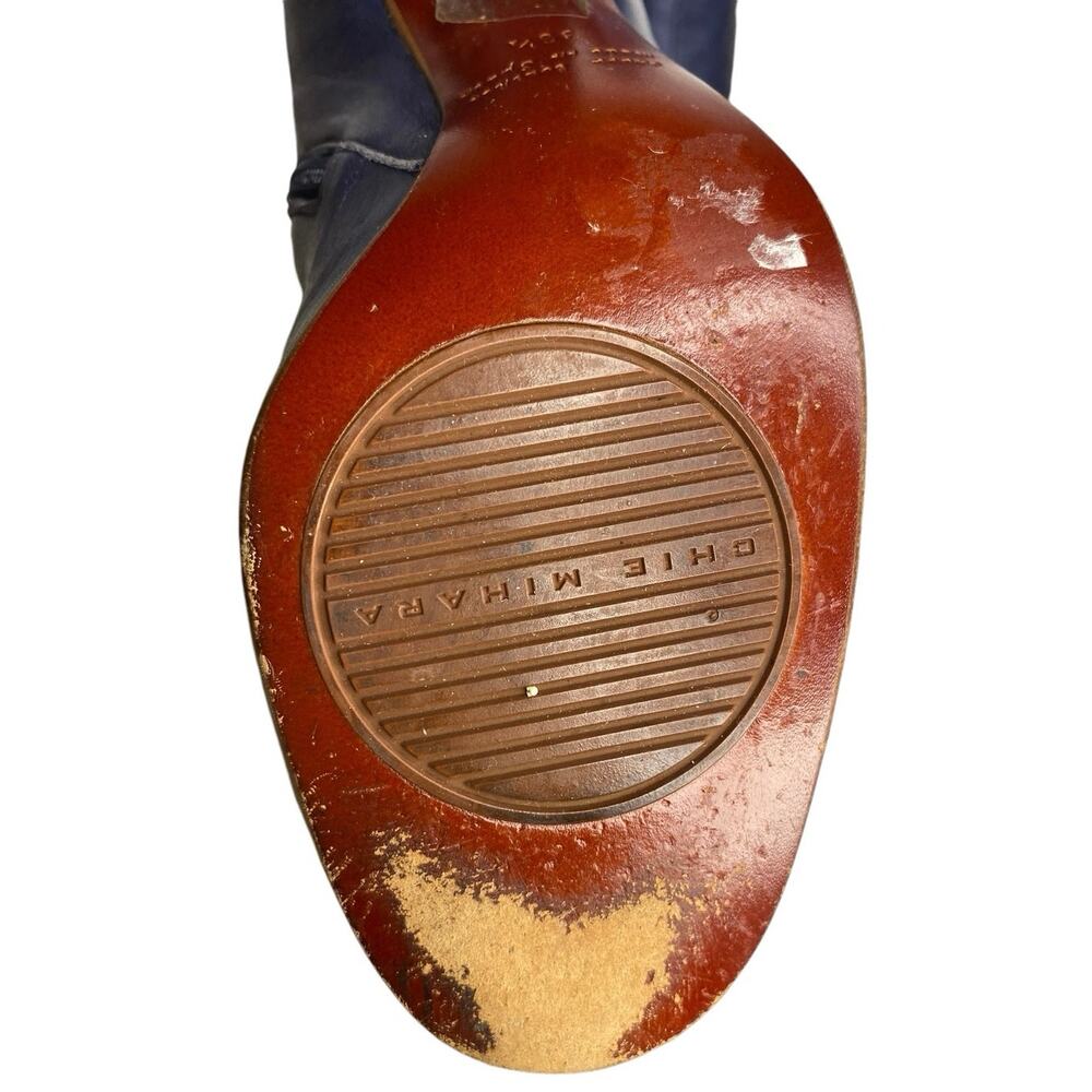 CHIE MIHARA VINTAGE GENUINE LEATHER BOOTS WOMEN'S SIZE 36.5 - Picture 10 of 11